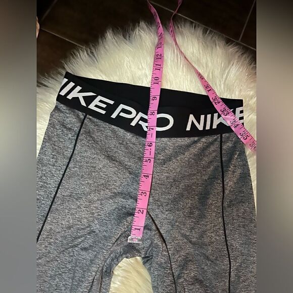 Nike Pro heathered grey leggings sz small - Picture 5 of 6